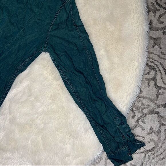 Sz Small Drykorn Denim Blue Collar Shirt - Picture 5 of 11